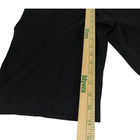 7th Avenue New York & Co. Women's Size 14 Bermuda Black Shorts Casual - Picture 4 of 7